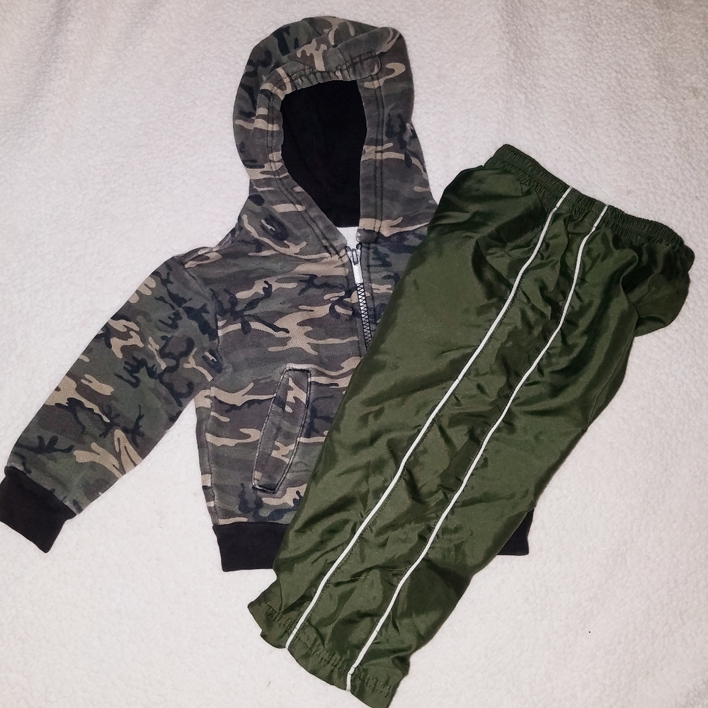 Boys 24mo. Camo outfit